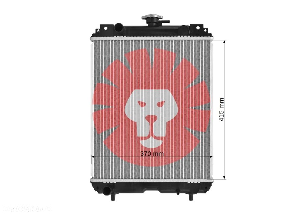 NOWA CHŁODNICA WODY CASE CX15B CX17B CX18B 87555517 - 3