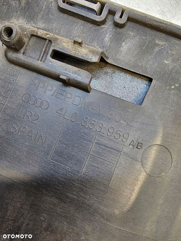 LISTWA DRZWI LEWY PRZÓD AUDI Q7 4L LX7W 4L0853959A - 8