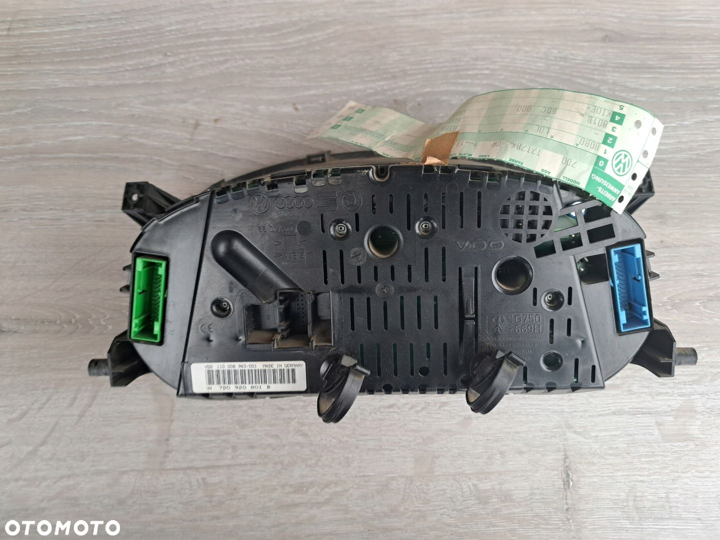 VW T4 LICZNIK ZEGARY 7D0920801B - 3