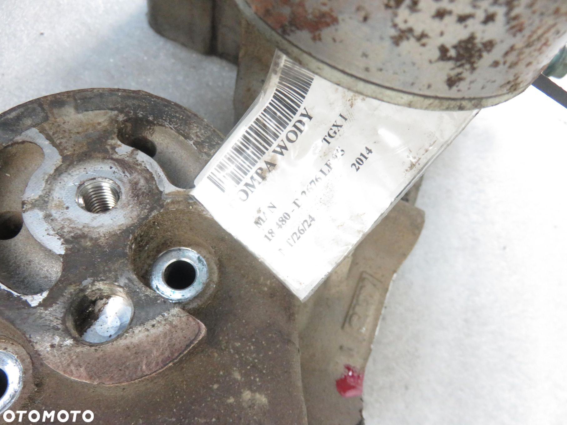 POMPA WODY MAN TGX I 18.480 - D 2676 LF 25 51063305082 - 4
