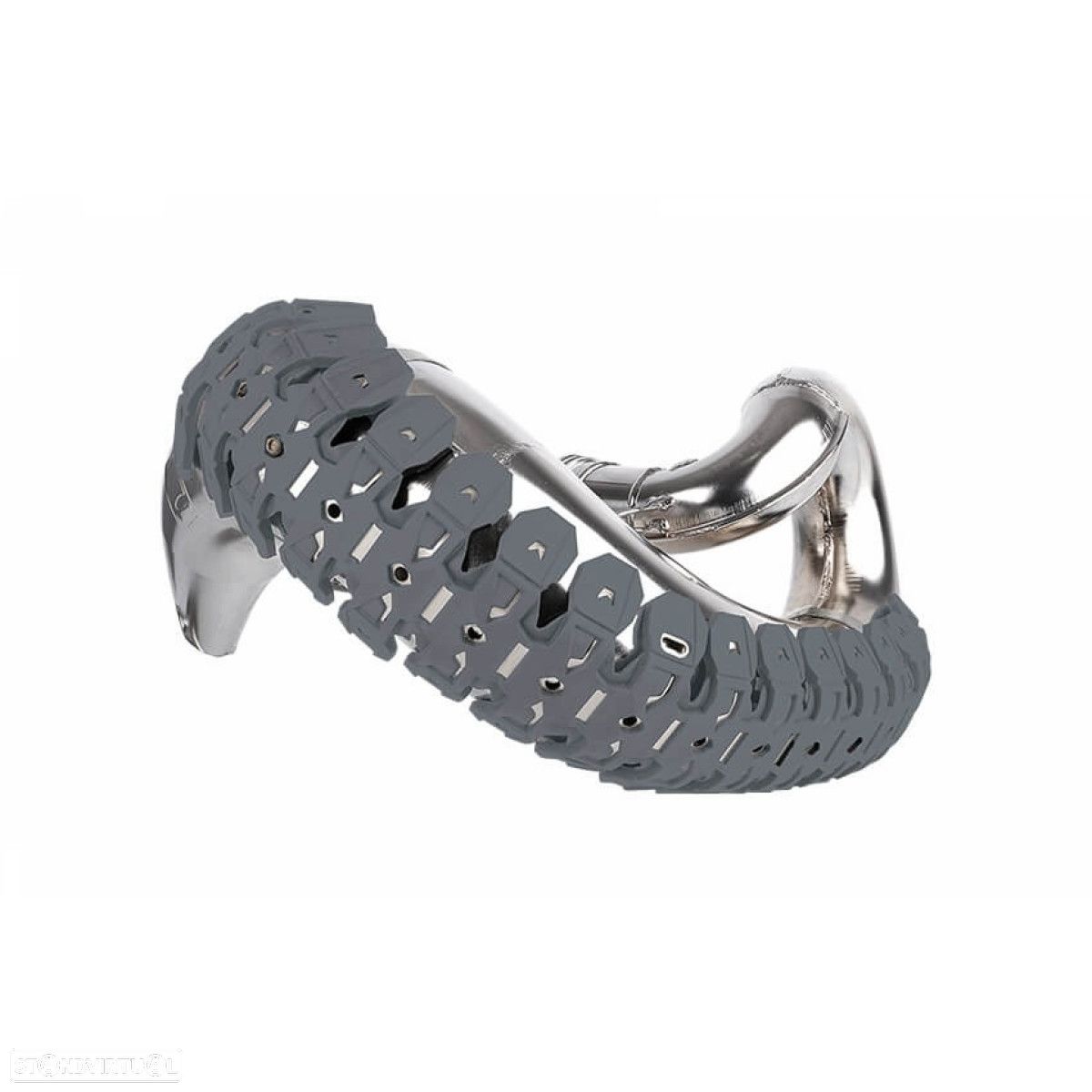 protecao de escape polisport cinza nardo grey - 1