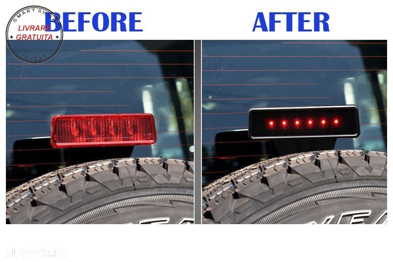 Stop Frana LED JEEP Wrangler JK (2007-2016)- livrare gratuita - 4