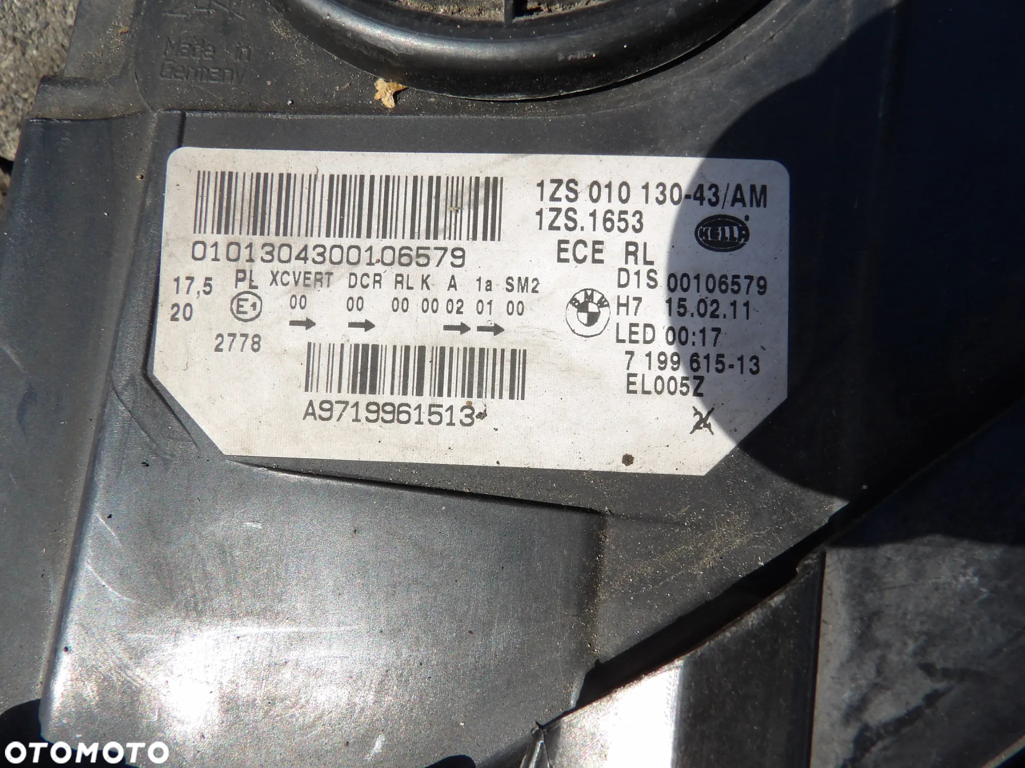 BMW - F07 - LED - SKRĘTNE - PRZED LIFT - KOMPLETNA LAMPA - MODUŁ - CENA DOTYCZY 1 SZT - DEMONTAŻ - 5
