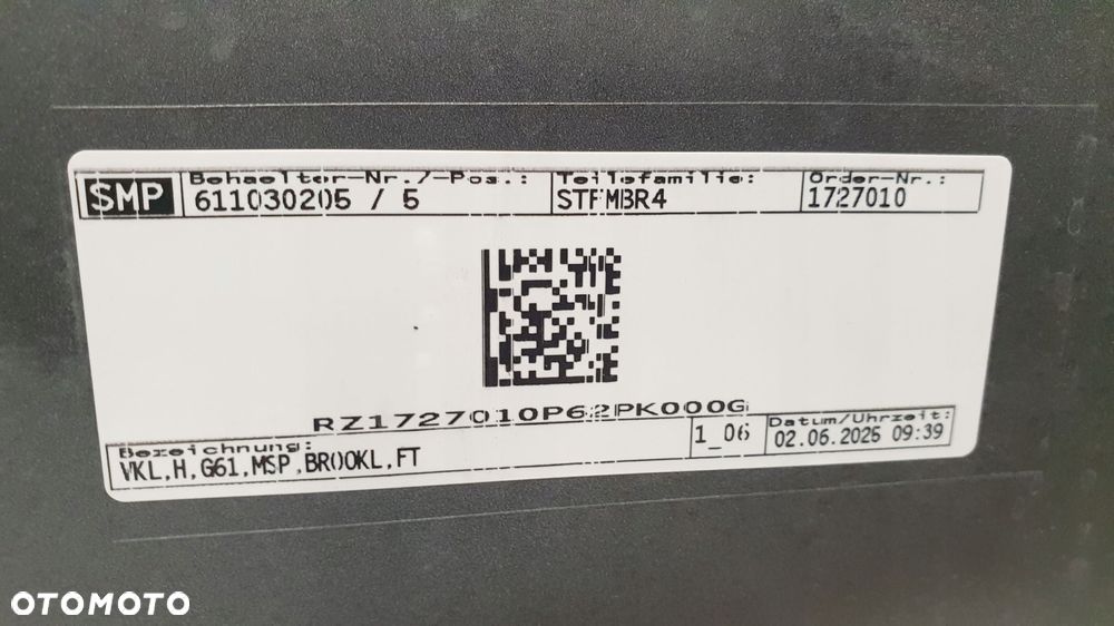 bmw i5 g61 m-pakiet kombi zderzak tył tylny - 6