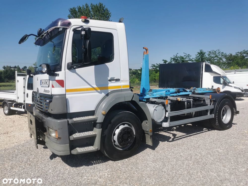 Mercedes-Benz Atego 18.230 Hakowiec do kontenerów płyta czołowa Blokada mostu Hydraulika - 2