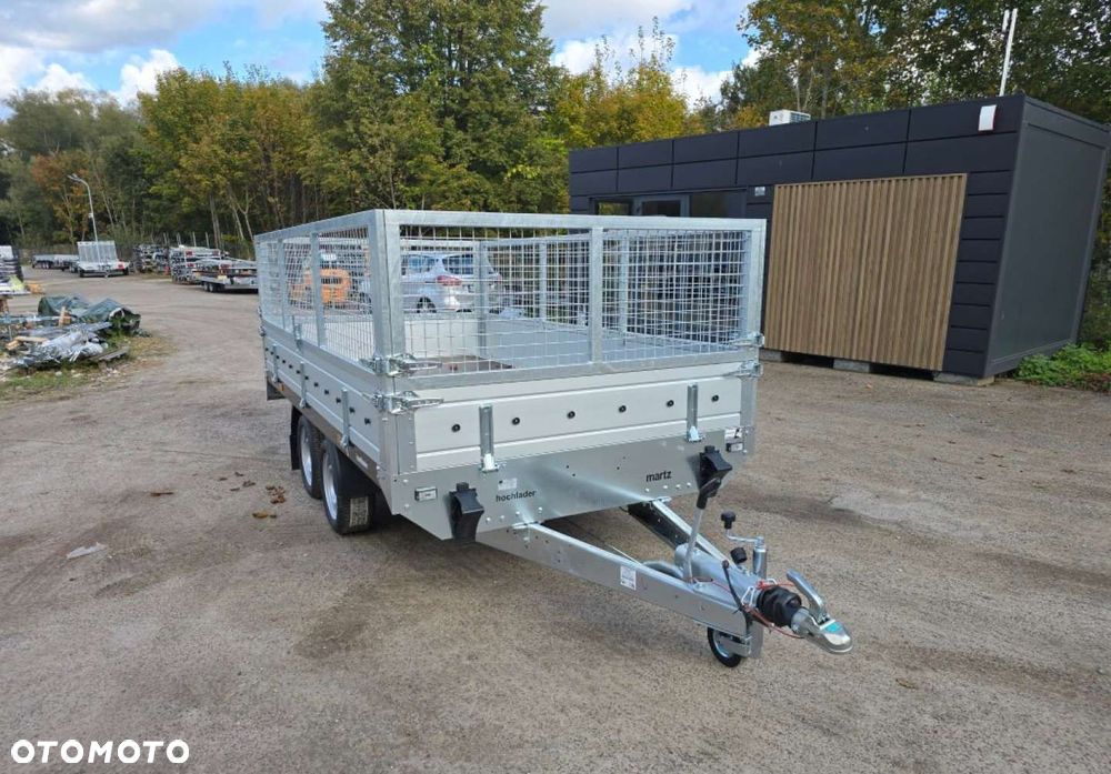Martz Martz Hochlader przyczepa dwuosiowa 320/2 2,7T burty Alu - 10