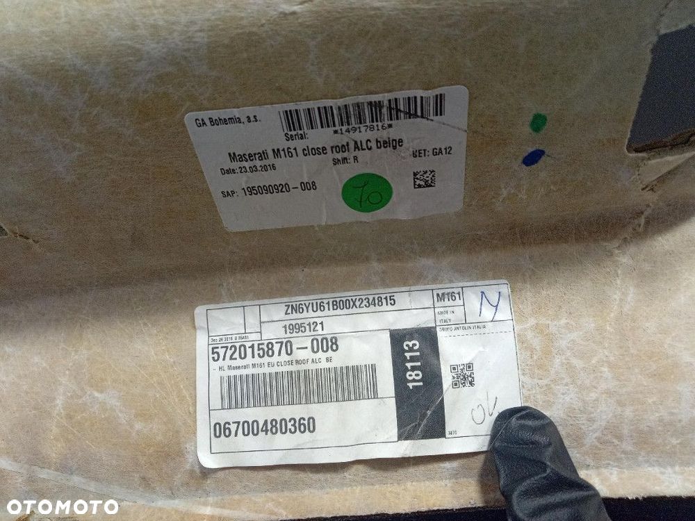 MASERATI LEVANTE PODSUFITKA BEŻ 670048036 - 4