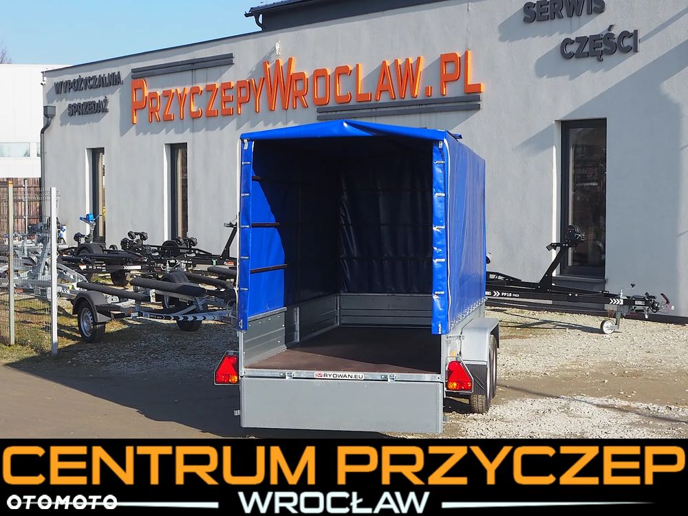 Rydwan EURO C750 / 2 OSIE / BAGAŻOWA / TOWAROWA / Z PLANDEKĄ / BEZ PLANDEKI / DMC: 750 KG - 7