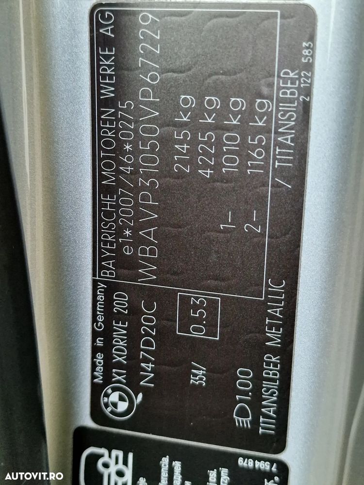 BMW X1 xDrive20d Aut. - 12