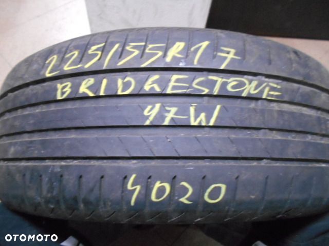 Opona pojedyńcza 225/55r17 bridgestone turanza t005 6mm lato