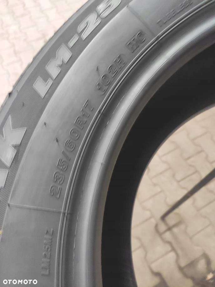 4x 235/60r17 bridgestone opony zimowe 6,5mm 6734 - 9