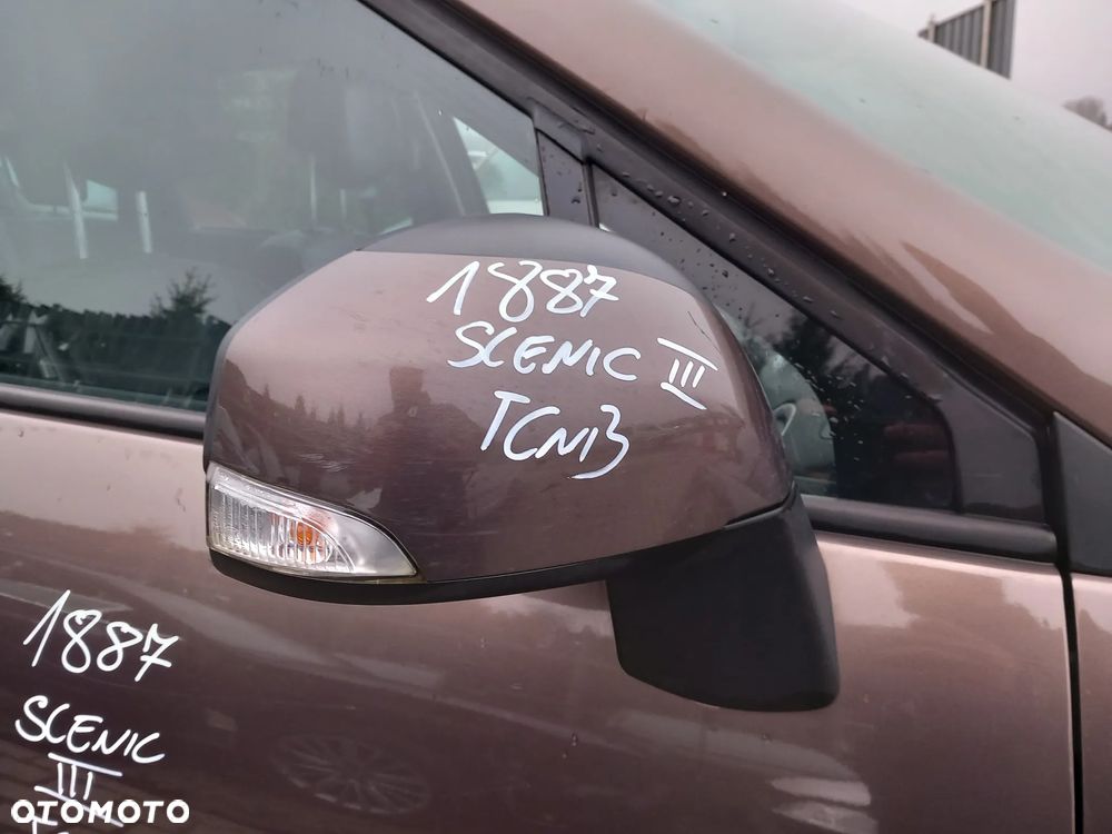 RENAULT SCENIC III LUSTERKO PRAWE PRZEDNIE PRAWY PRZÓD KOLOR: TECNB - 3