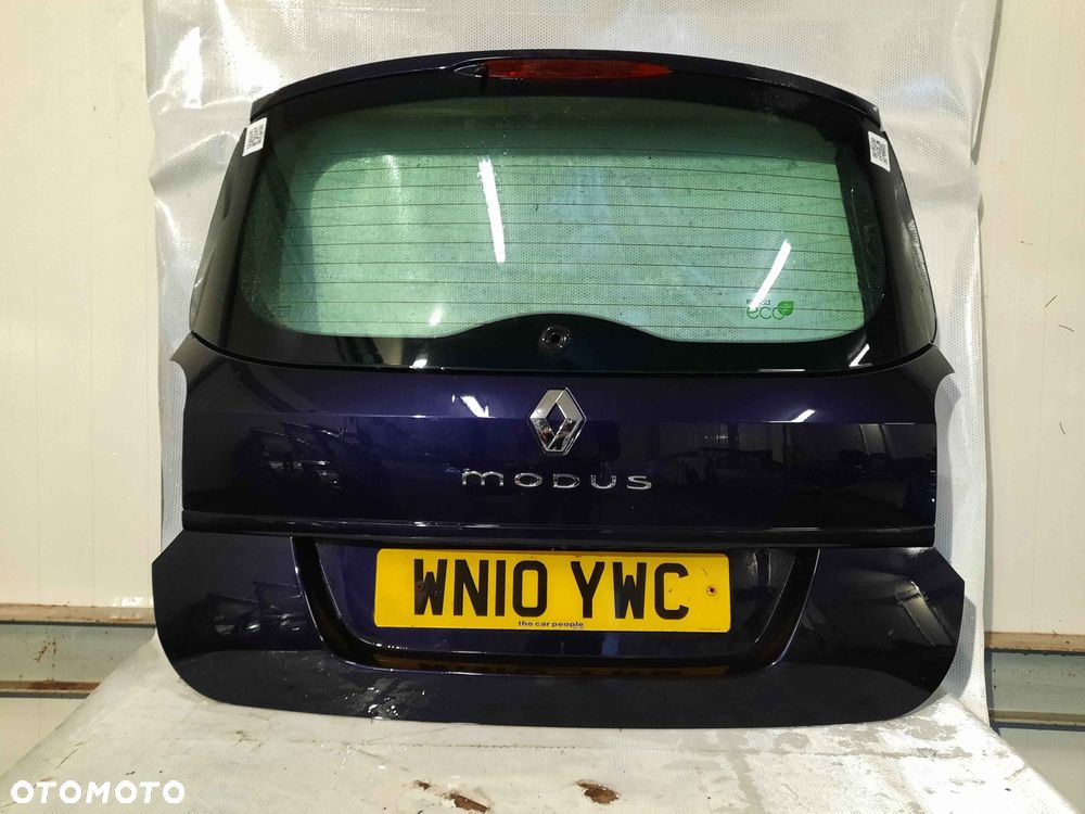 / KLAPA TYŁ TYLNA BAGAŻNIKA RENAULT MODUS LIFT FL FIOLET FIOLETOWA - 5
