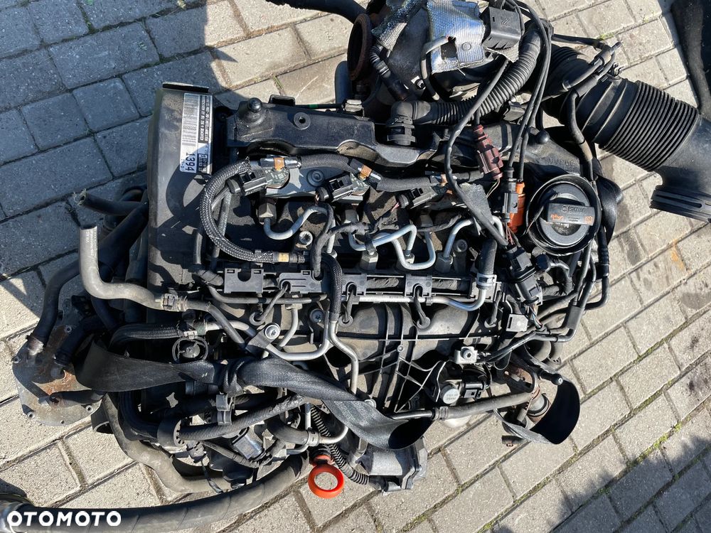 SILNIK KOMPLETNY CFF 2,0 TDI 140km VW SHARAN II TIGUAN TOURAN 7N Z NIEMCA - 4