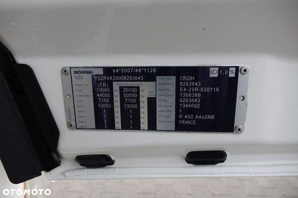 Scania R450 / NGS/ SUPER / EURO 6 / STANDARD / AUTOMAT / RETARDER / LODÓWKA / 2 ZBIORNIKI / KLIMA POSTOJOWA / NAVI / LED - 36