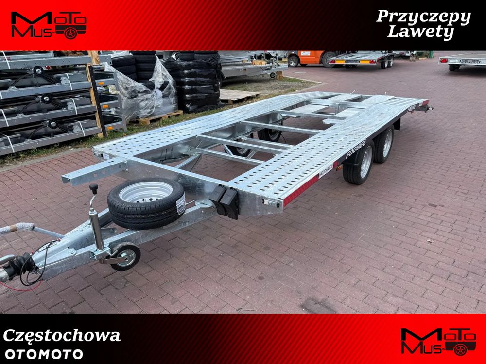 Inny Laweta  raz łamana 5x2m koła 195r13c  najazdy alu 2700kg dostawa MOTOMUS
