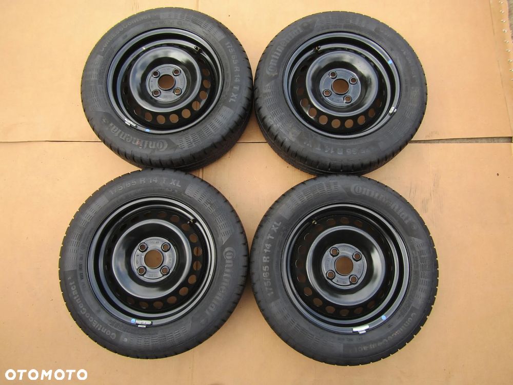 4x Felgi Stalowe Koła 14 Hyundai i10 II i20 Getz Kia Picanto III Rio + Opony 175/65 - 24