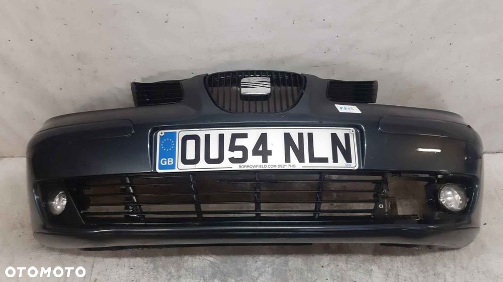 $ ZDERZAK PRZÓD PRZEDNI SEAT IBIZA 3 III HALOGENY SZARY LC7V - 1