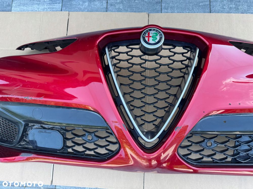 zderzak przód alfa romeo stelvio lift pdc oryginał ładny stan - 5