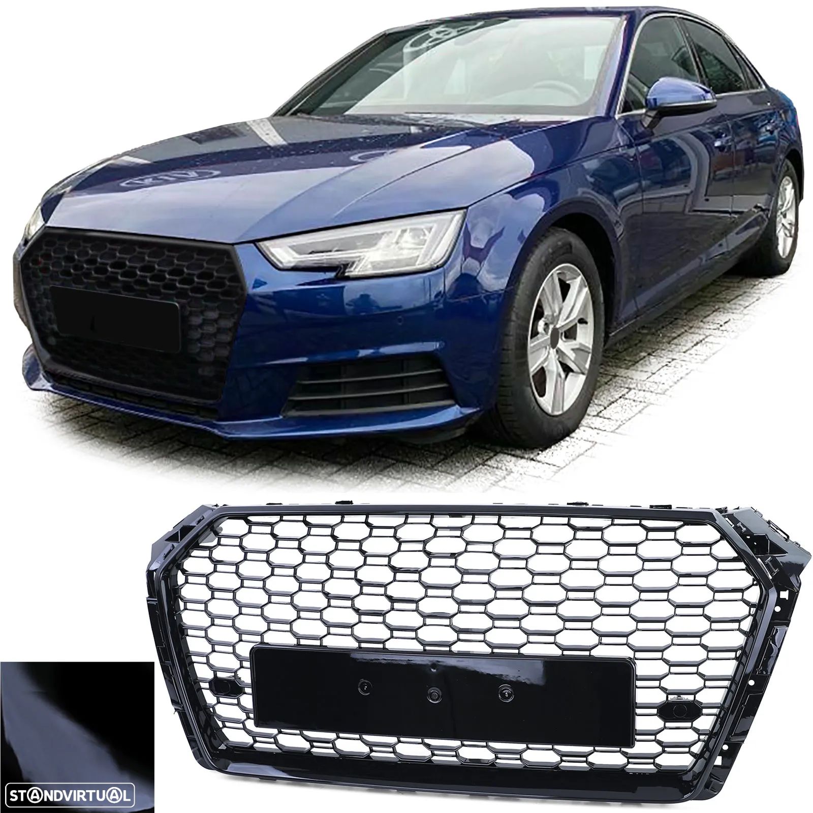 Grelha Audi A4 B9 8W (2016 a 2018) Look RS - 1