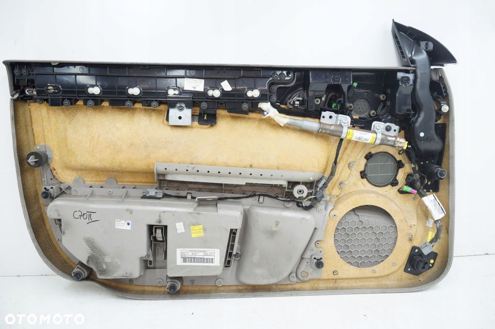 boczek drzwi volvo c70 ii prawy przód przedni jasny skórzany - 5