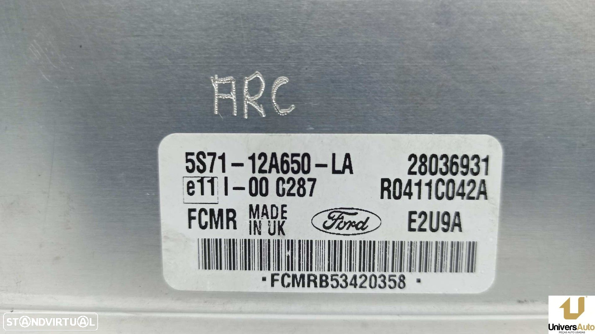 CENTRALINA DO MOTOR UCE FORD MONDEO BERLINA (GE) GHIA (06.2003->) (D) - 4