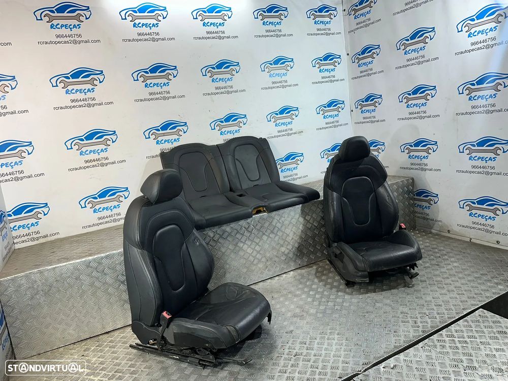 .Conjunto Bancos Originais S-Line Audi TT 8J Pele 2006 - 2014 - 3