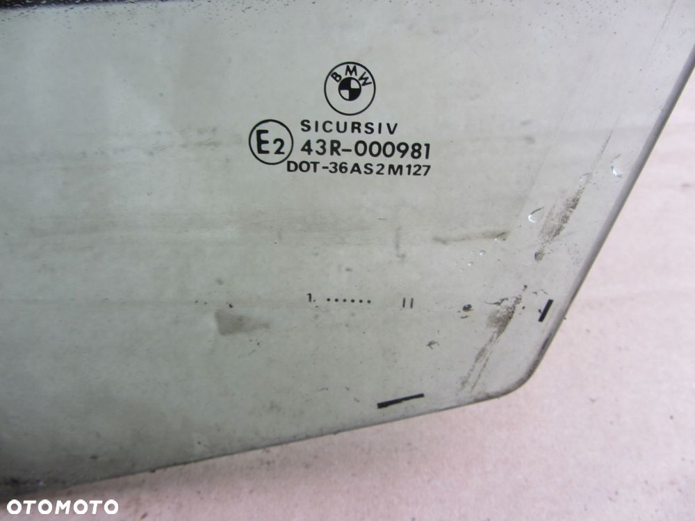 szyba lewa z drzwi bmw e46 sedan kombi oe bmw - 3