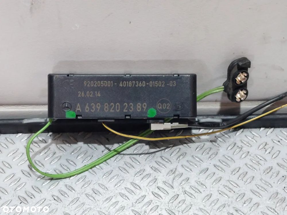 WZMACNIACZ ANTENOWY MERCEDES VITO W639 R2014 2,2 CDI NR A6398202389 - 1