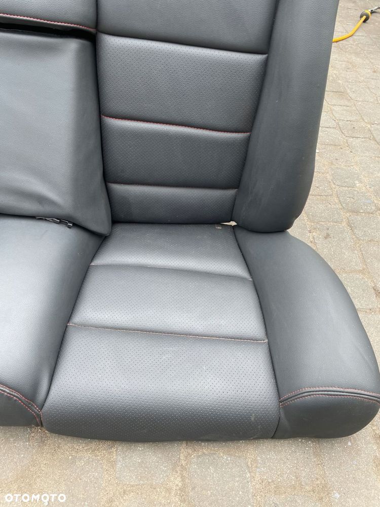 fotele fotel lewy prawy kanapa bmw e36 cabrio skóra czarny obszyte - 16