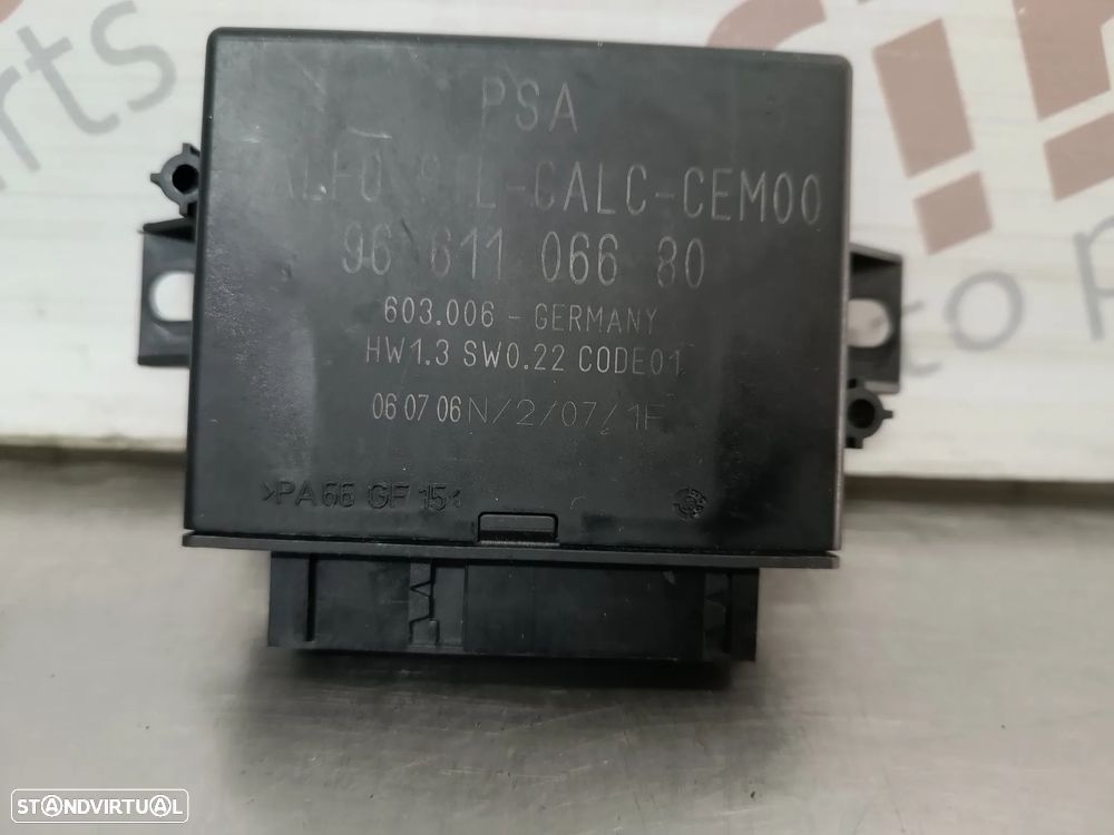 MODULO SENSORES ESTACIONAMENTO CITROEN C5 / C6 REF. 9661106680 - 1