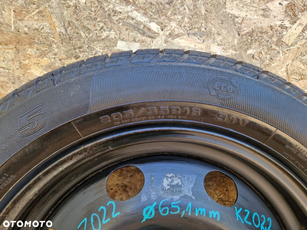 PEUGEOT CITROEN 4X108 6,5JX16 ET31KOŁO ZAPASOWE FI 65,1mm - 5