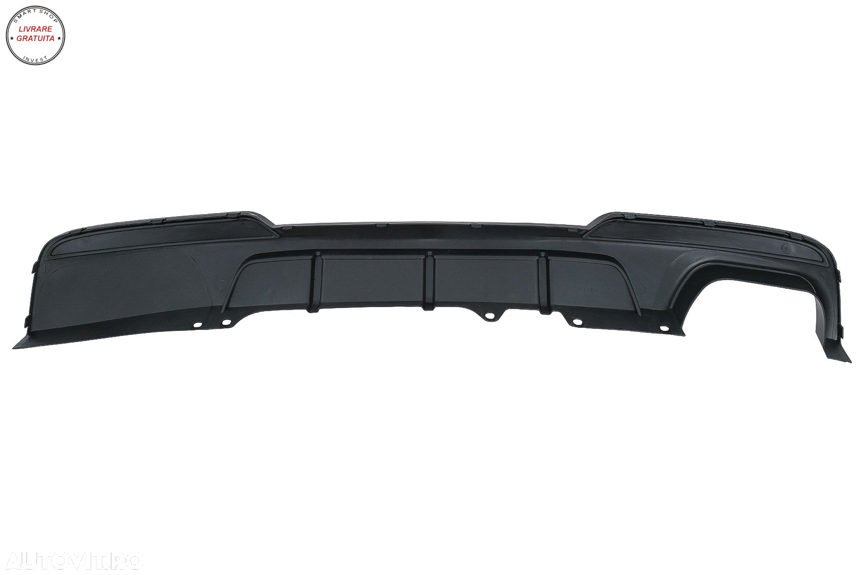 Difuzor de aer cu evacuare dubla stanga BMW Seria 5 F10 F11 (2011-2017) M-Performa- livrare gratuita - 8