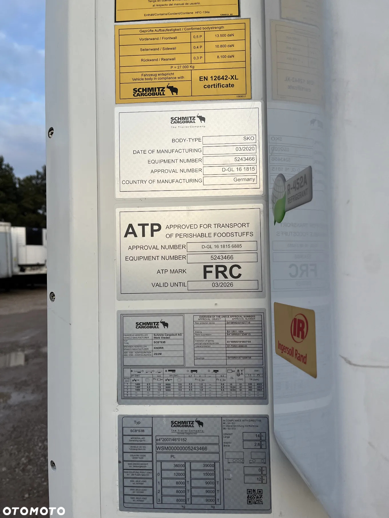 Schmitz Cargobull SKO 24/L,FP-60, 2020 rok, ThermoKing SLXi 300 - 14