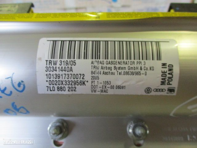 Airbag Passageiro 7L0880202 30341440A  VW TOUAREG 2006 - 3