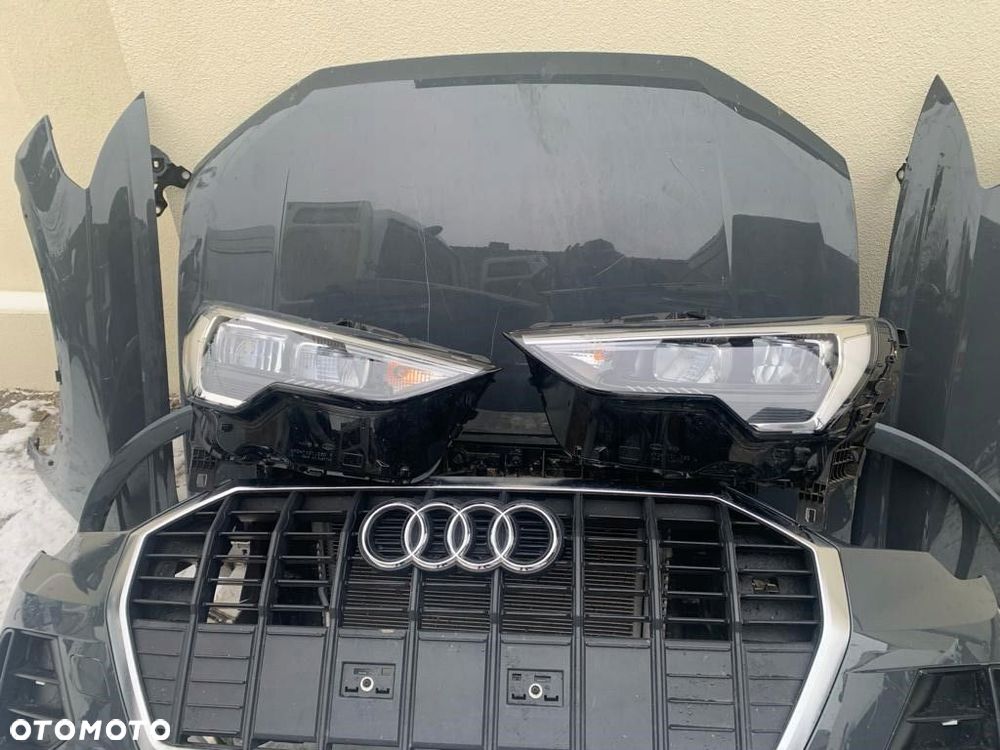 zderzak maska lampa chłodnice kompletny przód audi q3 83a led nowy model - 1