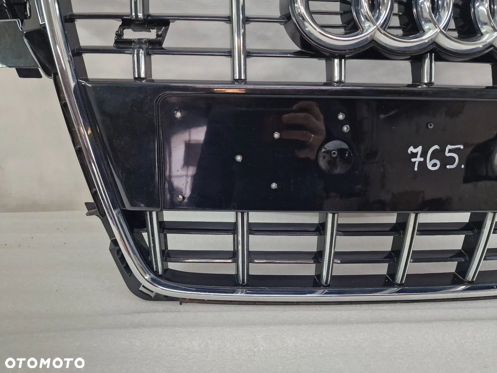 AUDI A4 / S4 8K0 S-LINE 08- ATRAPA / GRILL PRZEDNI PRZÓD NA WYSOKI POŁYSK , NR 8K0853651B , NR AUKCJI GL765 - 8