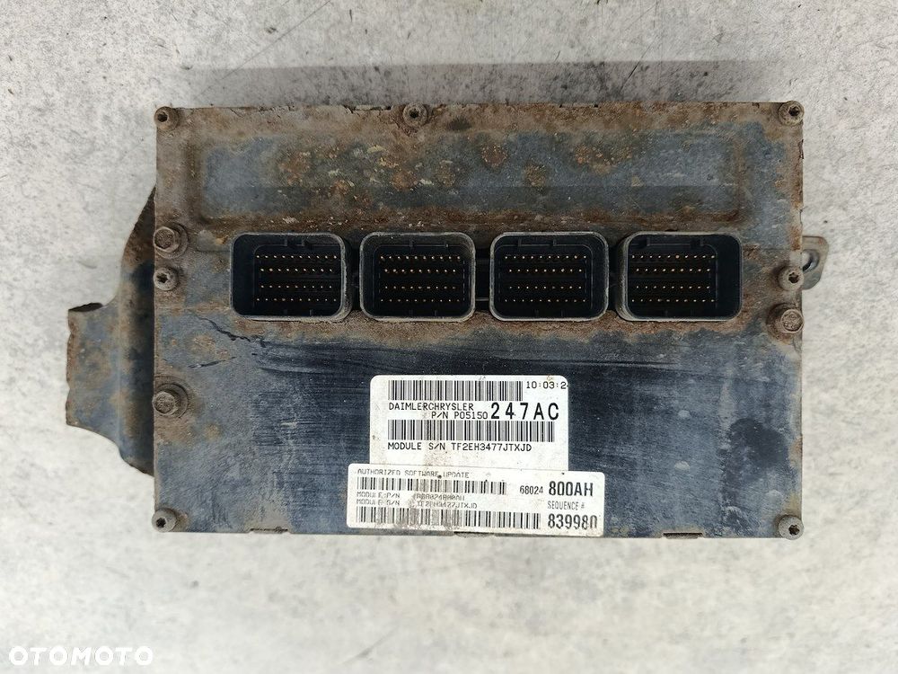 KOMPUTER, STEROWNIK DODGE GRAND CARAVAN P05150247AC  P68024800AH 3.3 V6 - 1