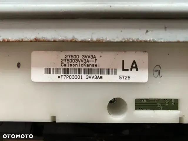 PANEL KLIMATYZACJI RAMKA RADIA NISSAN NOTE E12 682603VV0A  275003VV3A - 5