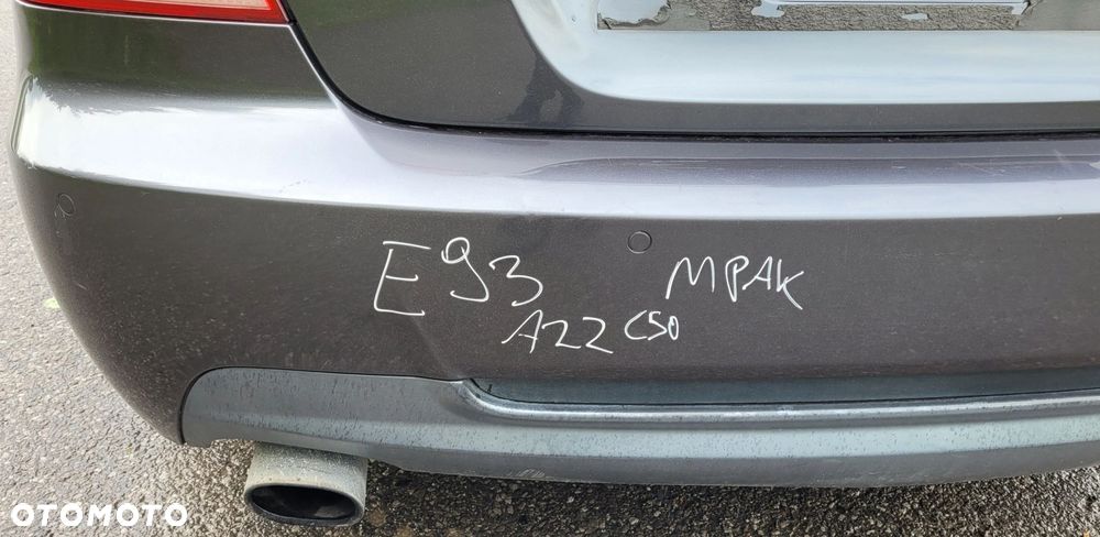 ZDERZAK TYŁ TYLNY M PAKIET BMW E93 A22 SPARKLING GRAPHITE - 3