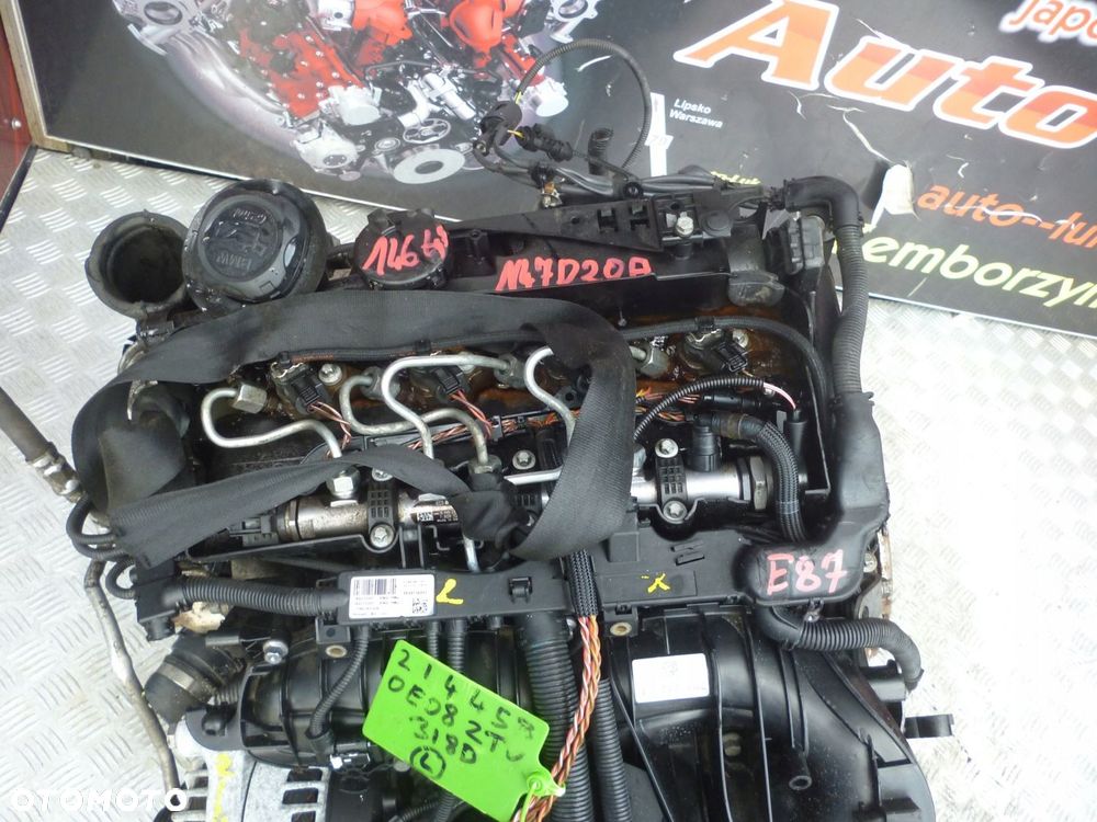 SILNIK KOMPLETNY BMW E87 2.0 D N47D20A 146 TYS - 2
