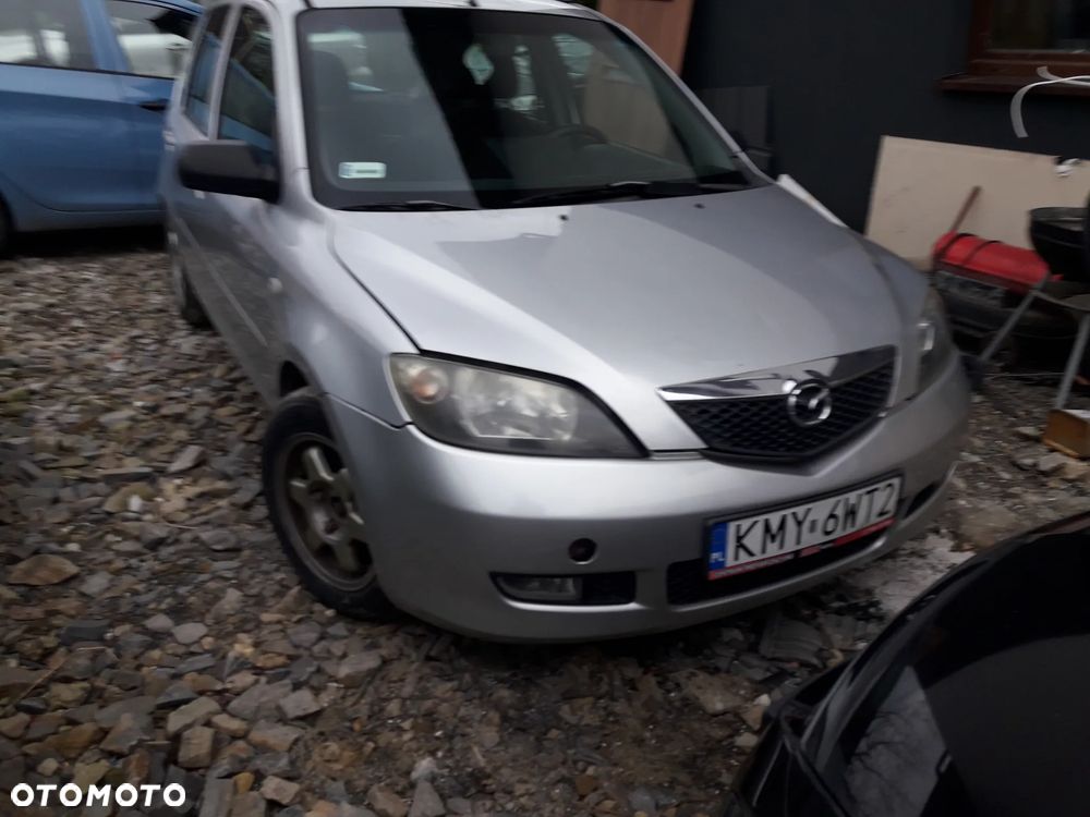 Mazda 2 dy 02-07 drzwi tył przód szyba zamek  w kolor 22V z szyba  w kolor 22V pas zderzak błotnik belka Szyba drzwi tył - 11