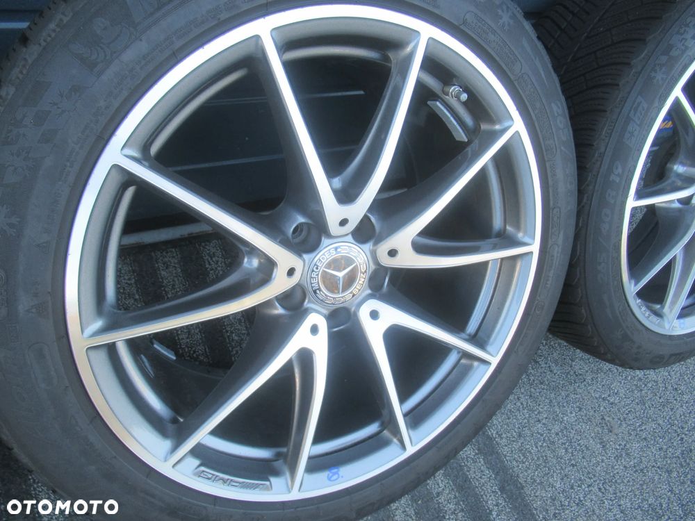 FELGI ALUMINIOWE OPONY MERCEDES E-KLASA W212 AMG 9.5Jx19H2 ET52 ET25 A2134014600 A2134012600 265/40/R19 - 9