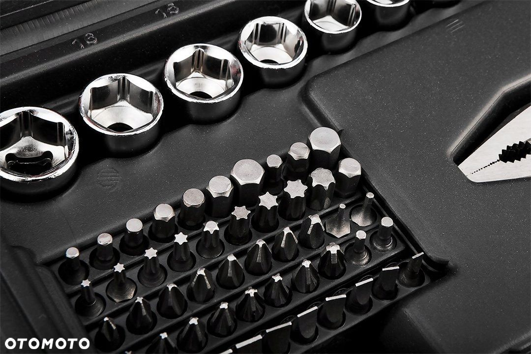 ZESTAW KLUCZE NASADOWE 1/4" 3/8" 194EL NARZĘDZI WALIZKA 38D545 TORX NASADKI - 12