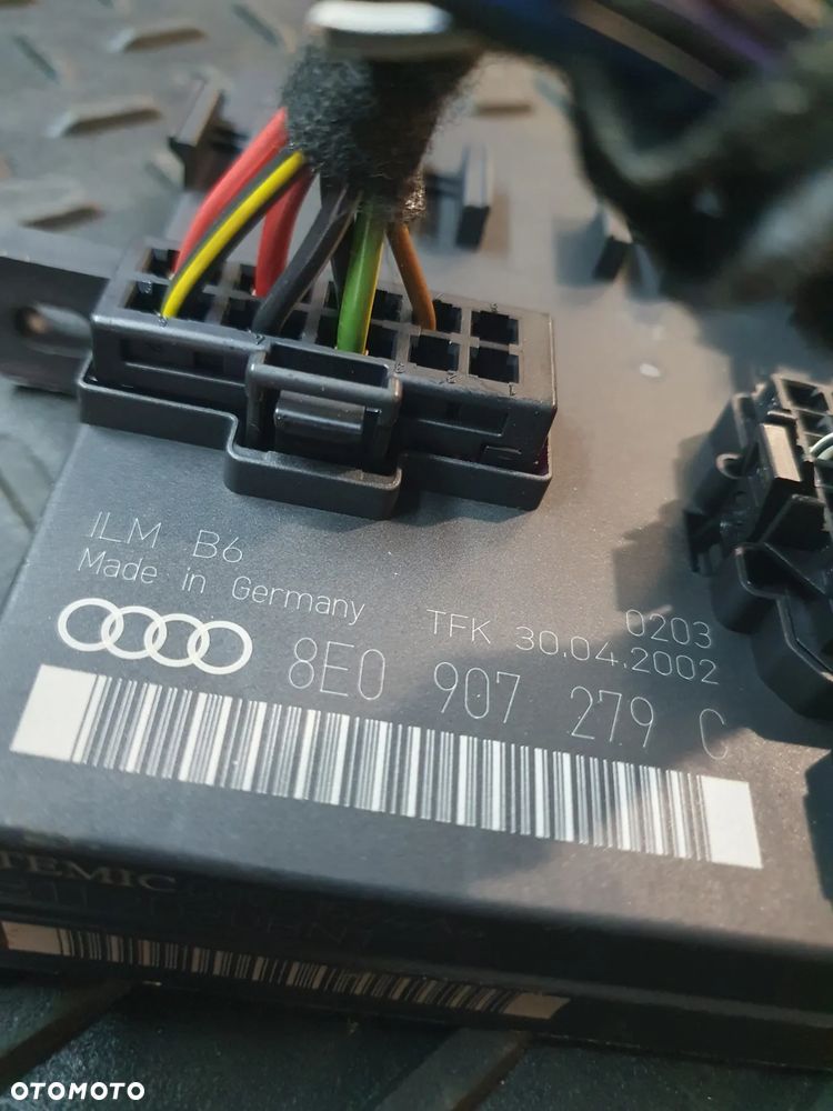 AUDI A4 B6 B7 MODUŁ STEROWNIK ŚWIATEŁ 8E0907279C - 2