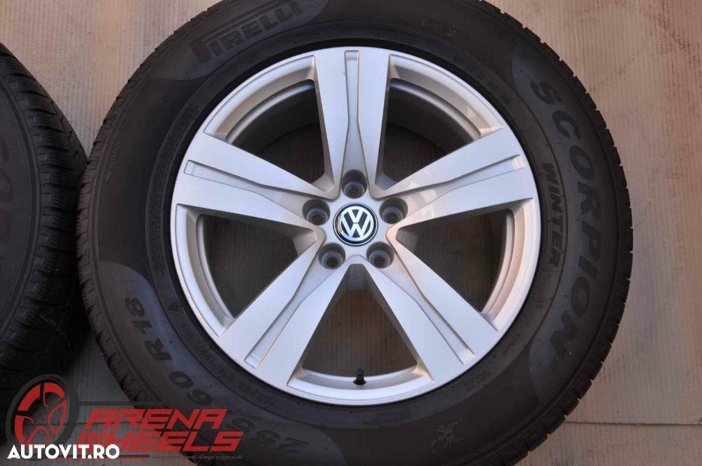 Roti Iarna 18 inch Originale VW Touareg 3 CR Pirelli 255/60 R18 - 3