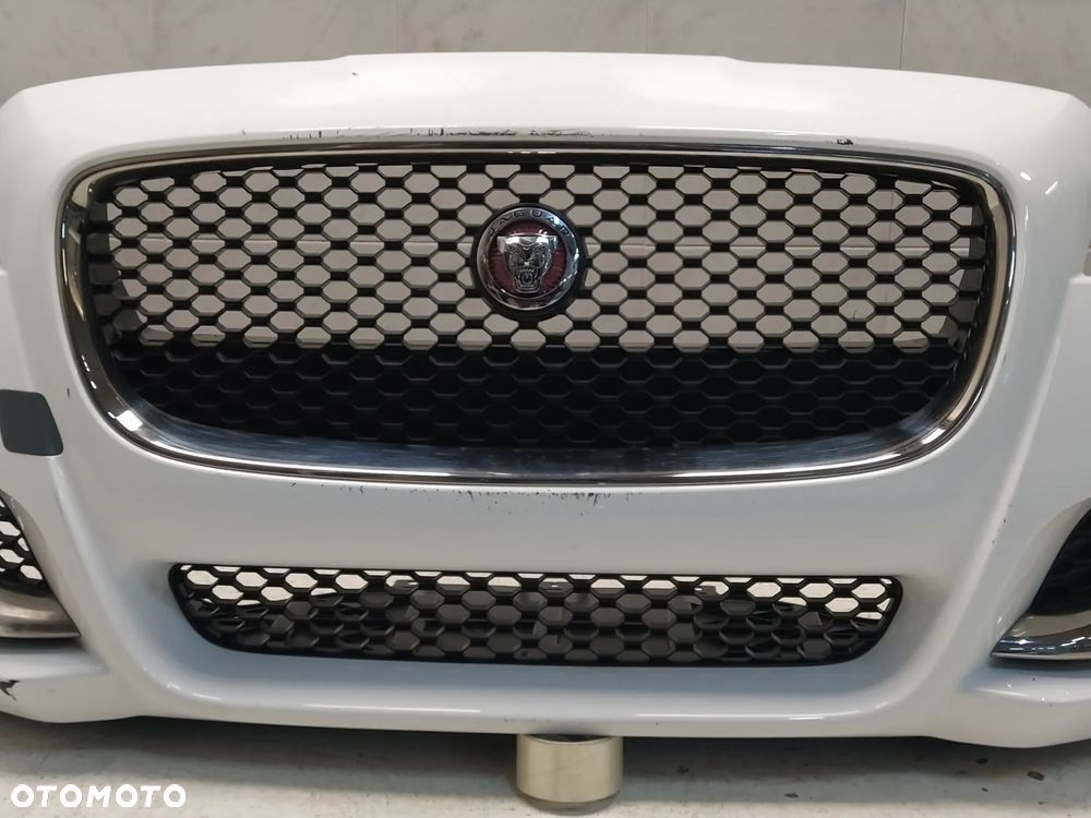 JAGUAR XF X260 ZDERZAK PRZÓD PRZEDNI KOMPLETNY SPRYSKIWACZE GRILL ATRAPA CHŁODNICY ZNACZEK ORYGINAŁ - 4