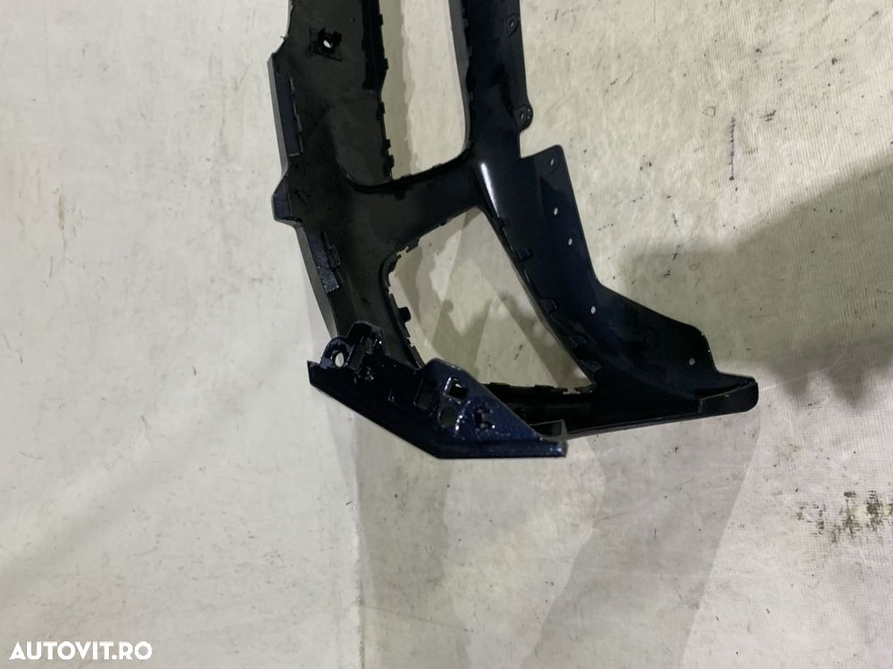 Bara fata BMW Seria 3, G21/G21, M-Sport, 2019, 2020, 2021, 2022, cod origine OE 51118069346, cu gauri pentru senzori de parcare (6). Fisurata usor mijloc jos. - 6