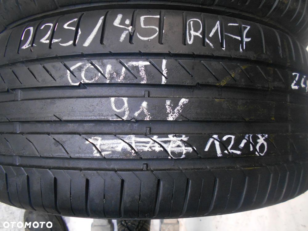 OPONY 225/45R17 CONTINENTAL CONTI SPORT CONTACT 5 MO DOT 1218 / 2417 7.9MM - 2