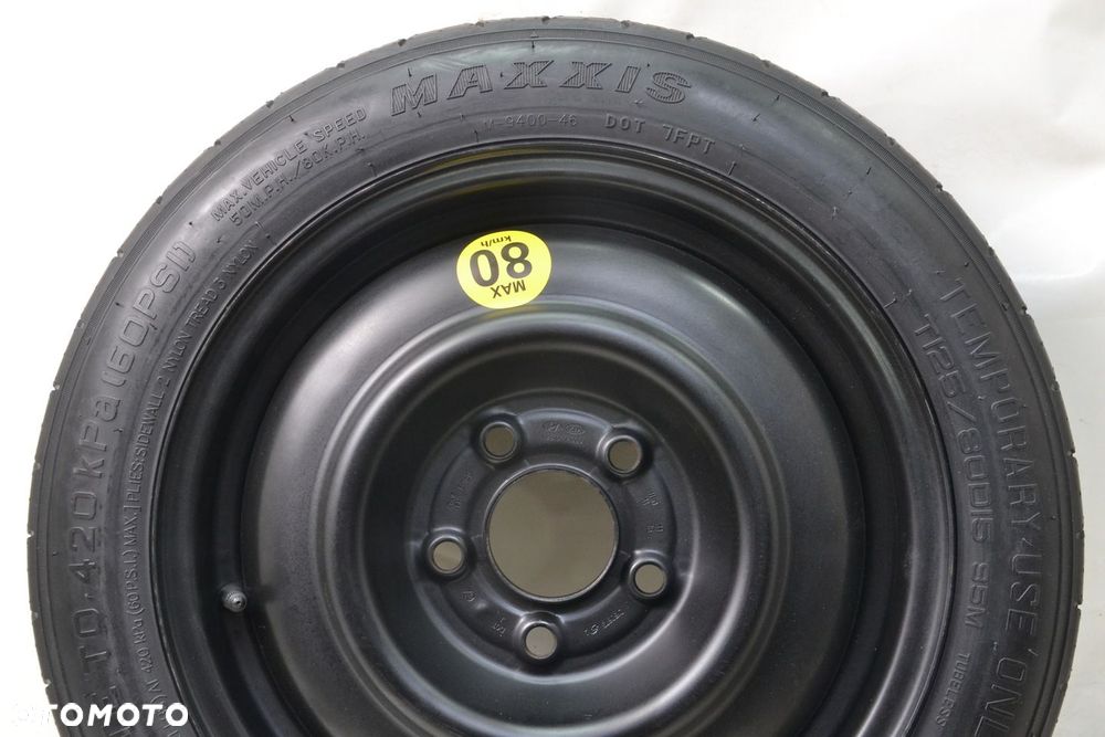 KOŁO DOJAZDOWE R15 HYUNDAI ELANTRA VI VII ZESTAW -30 - 2